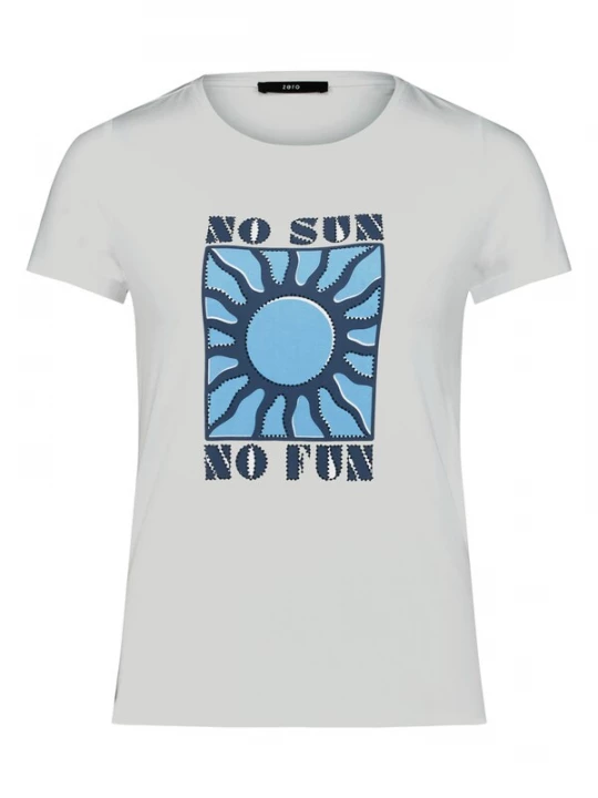 Foto van product zero Shirt blauw / navy / wit