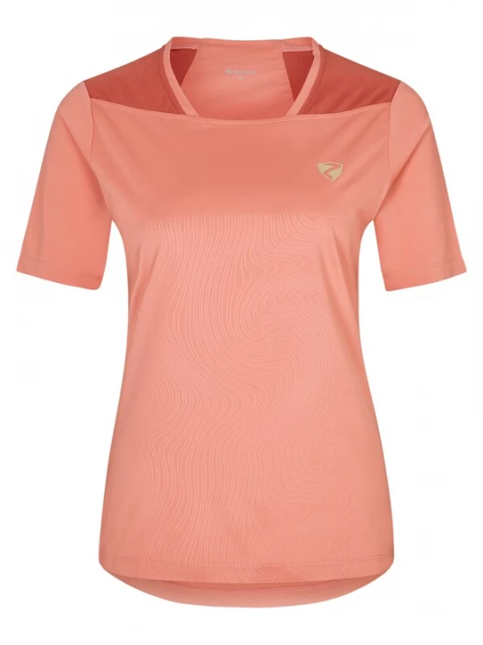 Foto van product ZIENER Functioneel shirt 'Nadelia' lichtoranje / donkeroranje