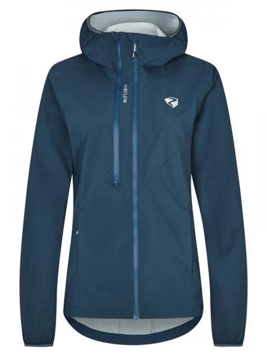 Foto van product ZIENER Functionele jas 'NARELA' blauw / zilver / wit