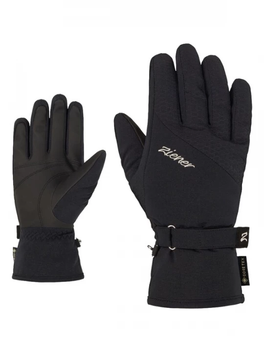 Foto van product ZIENER Vingerhandschoenen 'KLAIRE-Z GTX + GORE PLUS WARM' zwart
