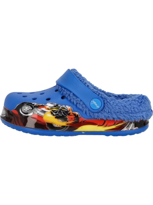 Foto van product ZigZag Huisschoenen 'Telar' lichtblauw / rood