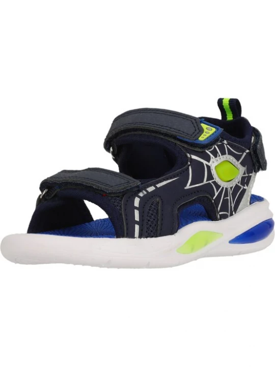 Foto van product ZigZag Sandalen 'Zest' nachtblauw / neongroen / wit