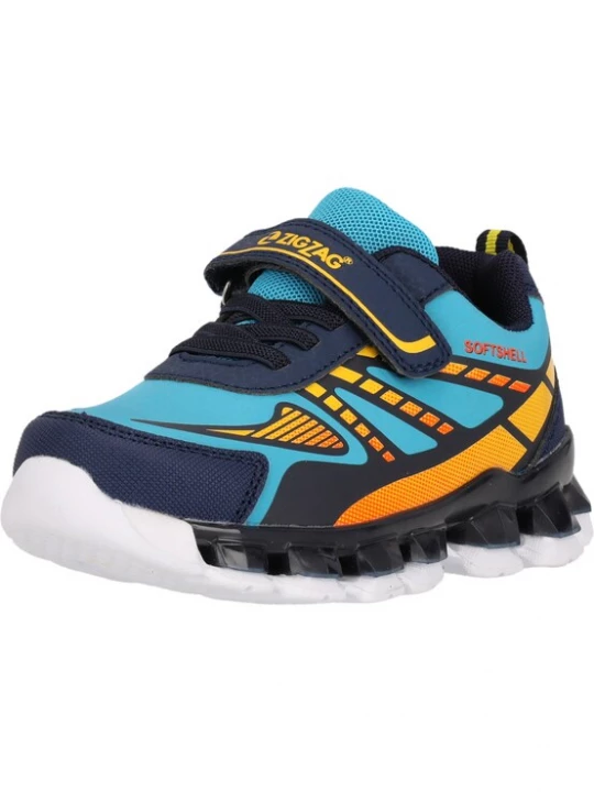 Foto van product ZigZag Sneakers 'Nunstu' blauw / turquoise / geel