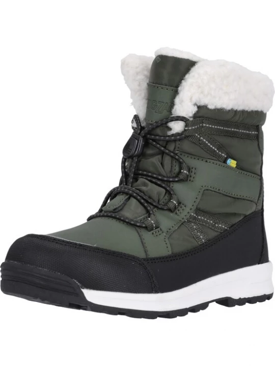 Foto van product ZigZag Snowboots 'Wranden' groen / zwart / wit