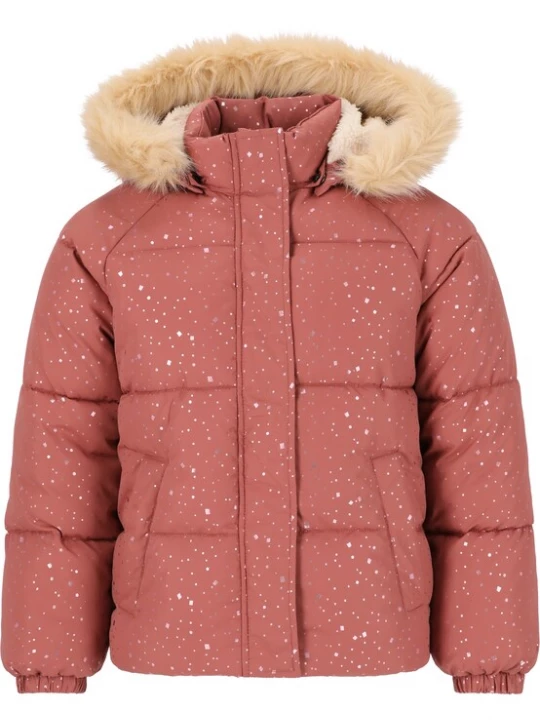 Foto van product ZigZag Winterjas ' Alya' lichtrood