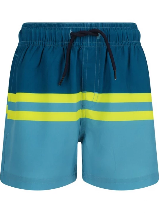 Foto van product ZigZag Zwemshorts 'Bossa' navy / petrol / lichtgroen