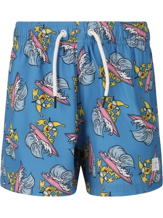 Foto van product ZigZag Zwemshorts 'Poolparty' blauw