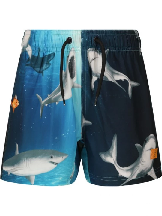 Foto van product ZigZag Zwemshorts 'Sealife' blauw / zwart
