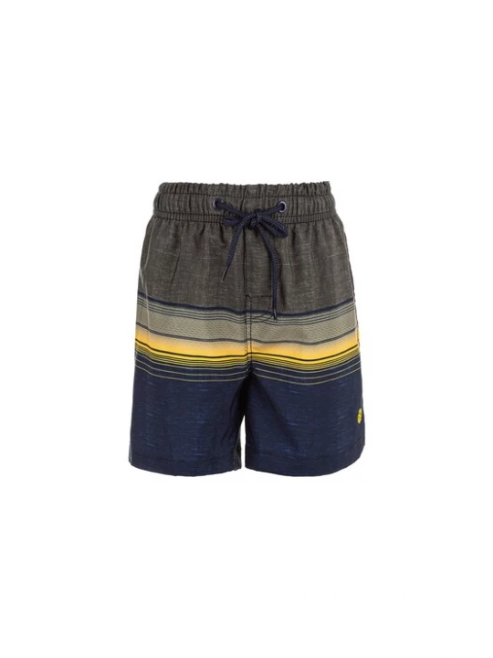 Foto van product ZigZag Zwemshorts 'Sunset' donkerblauw / geel / donkergroen