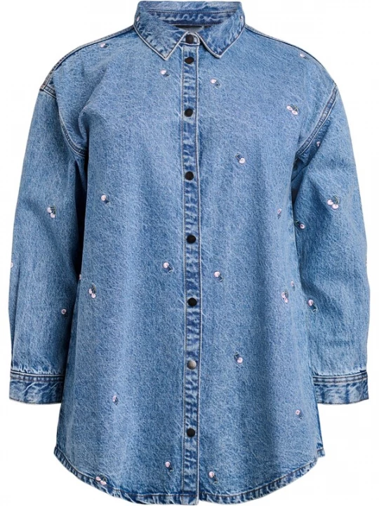 Foto van product Zizzi Blouse blauw denim