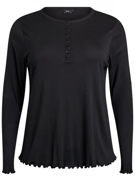 Foto van product Zizzi Blouse 'Cabinar' zwart