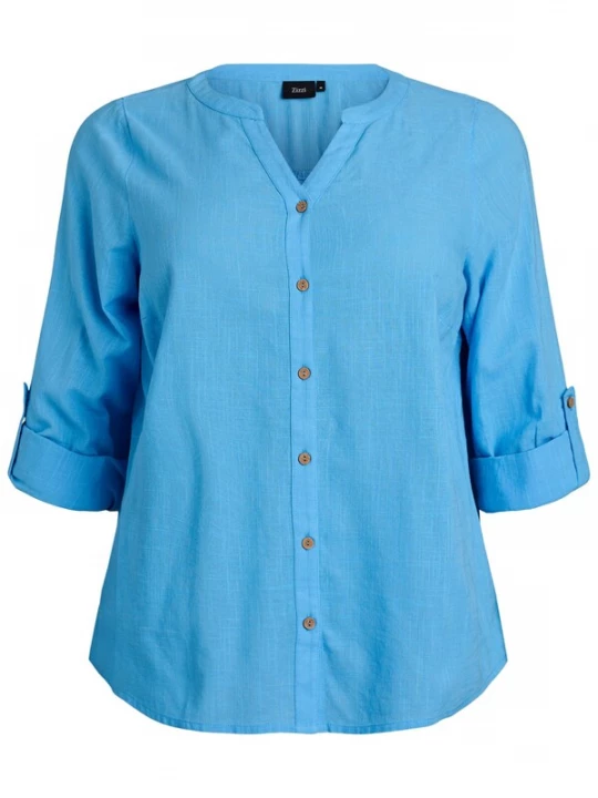 Foto van product Zizzi Blouse 'Cananna' azuur