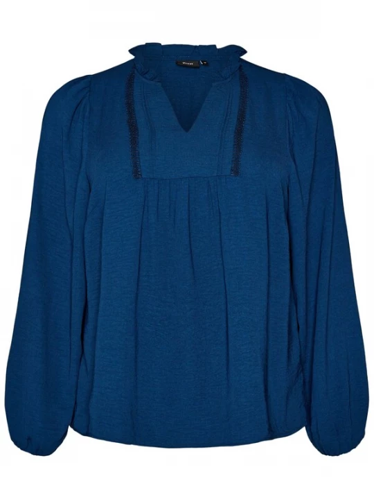 Foto van product Zizzi Blouse 'CAWHITNEY' donkerblauw