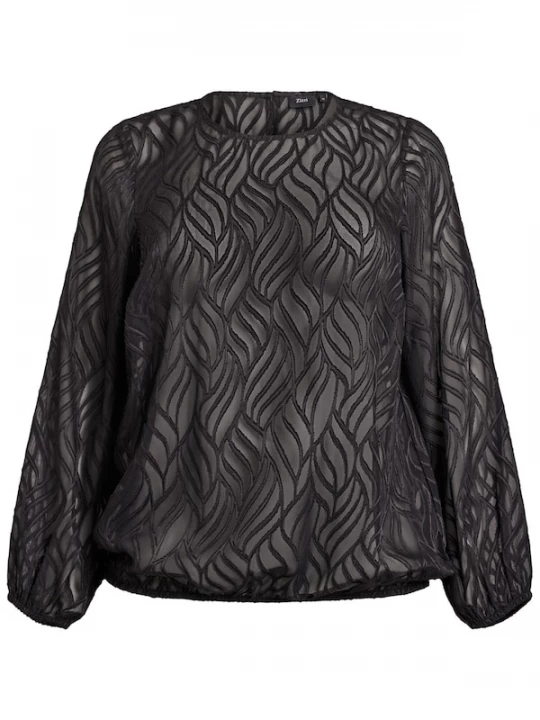 Foto van product Zizzi Blouse 'Emie' zwart