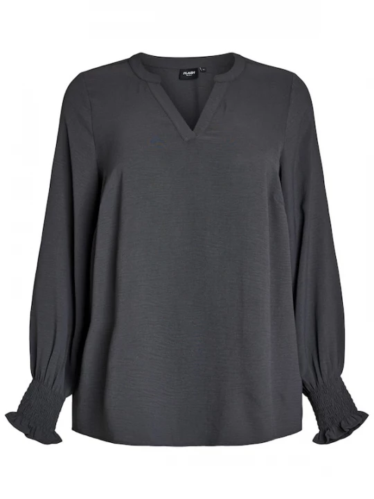Foto van product Zizzi Blouse 'Kikka' donkergrijs
