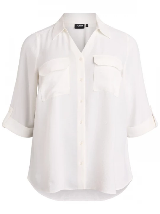 Foto van product Zizzi Blouse 'Kikka' offwhite