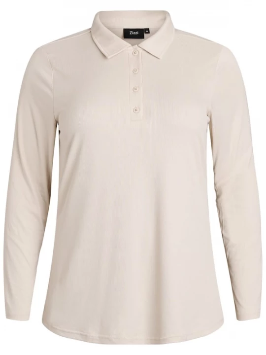 Foto van product Zizzi Blouse 'MAJELICA' beige