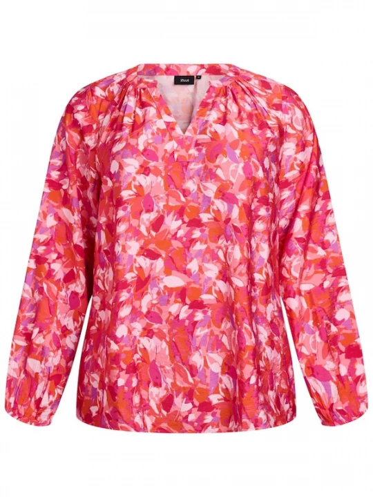 Foto van product Zizzi Blouse 'Mestea' rosa / rood
