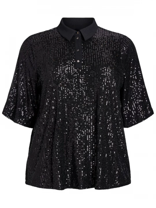Foto van product Zizzi Blouse 'Mlina' zwart