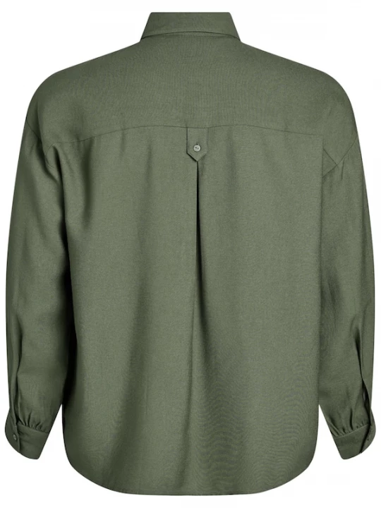 Foto van product Zizzi Blouse 'Mmonir' olijfgroen