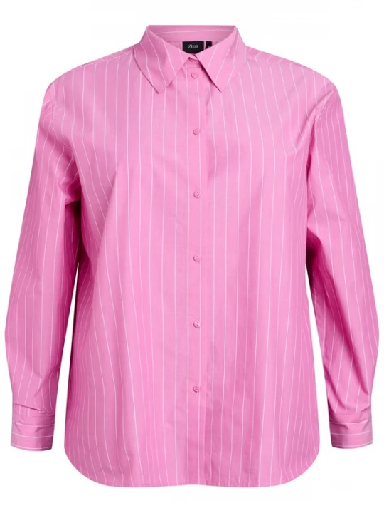 Foto van product Zizzi Blouse 'Mrikke' rosa / wit