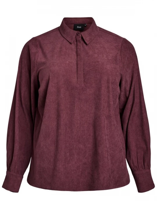 Foto van product Zizzi Blouse 'Msurine' donkerrood