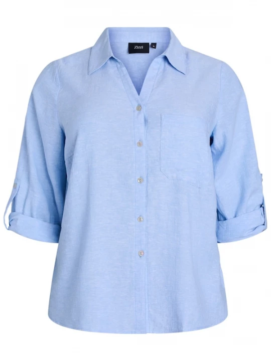 Foto van product Zizzi Blouse 'Vlina' blauw