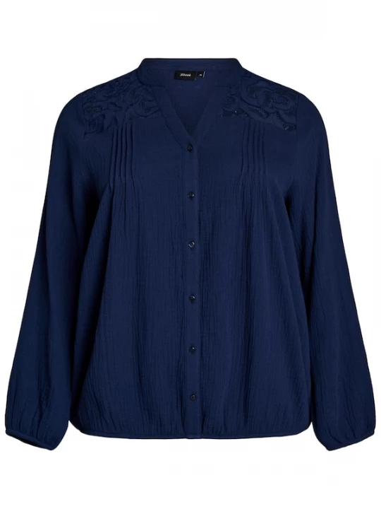 Foto van product Zizzi Blouse 'VVIVA' navy
