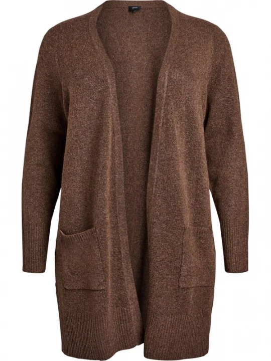Foto van product Zizzi Gebreid vest 'Casunny' bruin