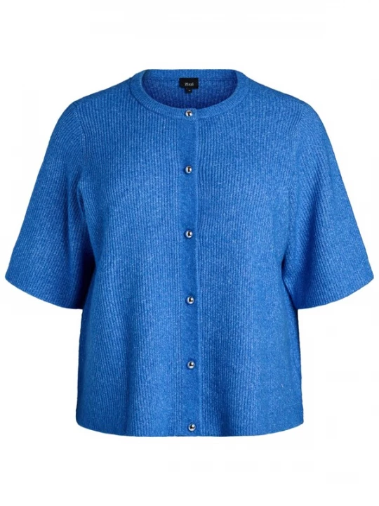 Foto van product Zizzi Gebreid vest 'Cavista' blauw