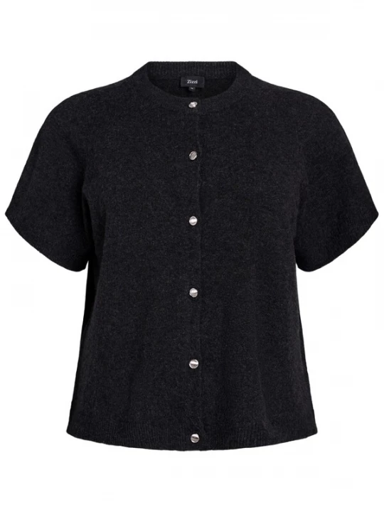 Foto van product Zizzi Gebreid vest 'Cavista' donkergrijs