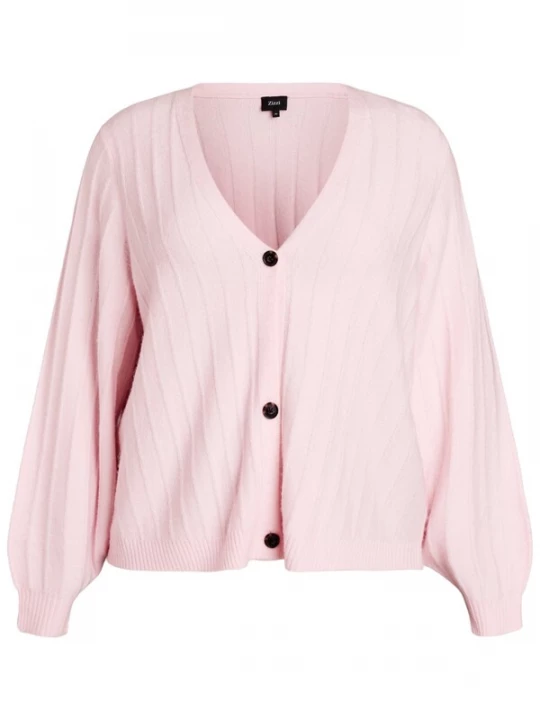 Foto van product Zizzi Gebreid vest 'Cavista' rosa