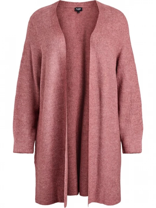 Foto van product Zizzi Gebreid vest 'FJul' lichtrood