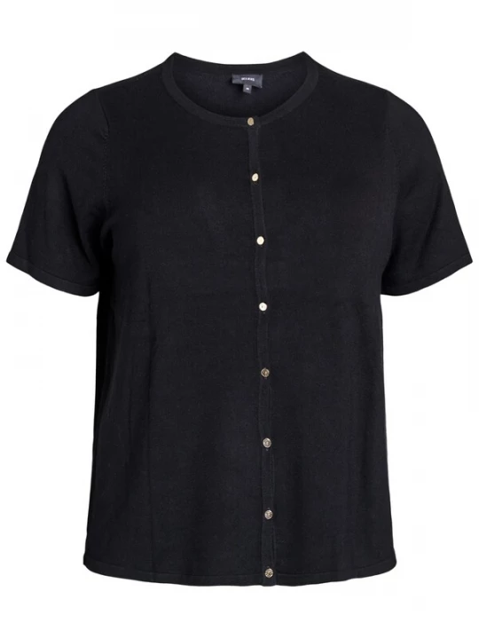 Foto van product Zizzi Gebreid vest 'Mcallie' zwart