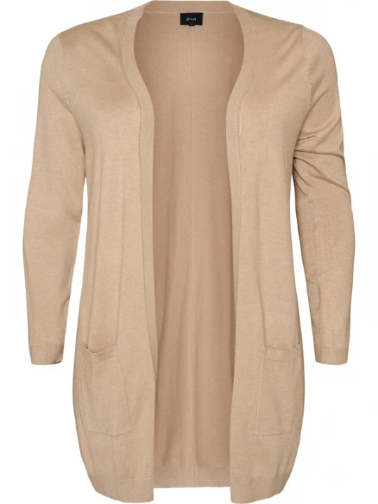 Foto van product Zizzi Gebreid vest 'MCARRIE' beige