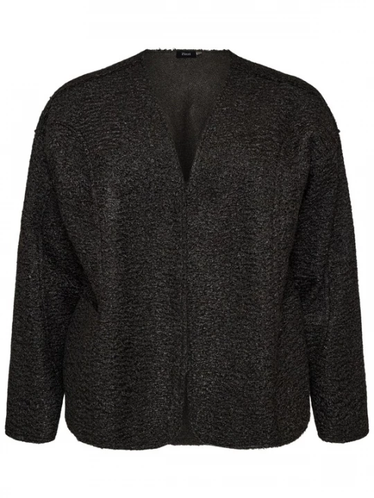 Foto van product Zizzi Gebreid vest 'Mkari' zwart