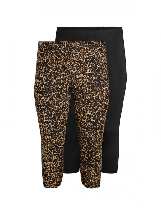 Foto van product Zizzi Leggings lichtbeige / bruin / zwart