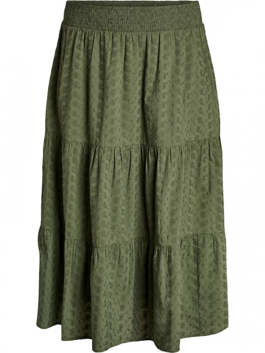 Foto van product Zizzi Rok 'Merna' olijfgroen