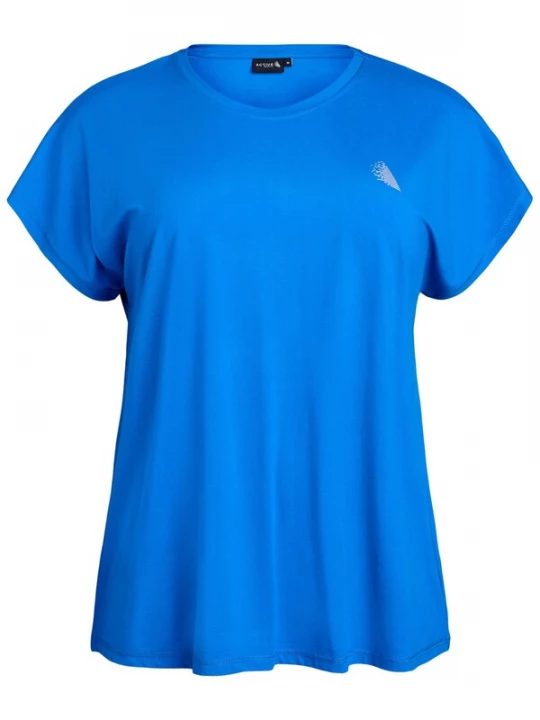 Foto van product Zizzi Shirt 'Abasic' blauw