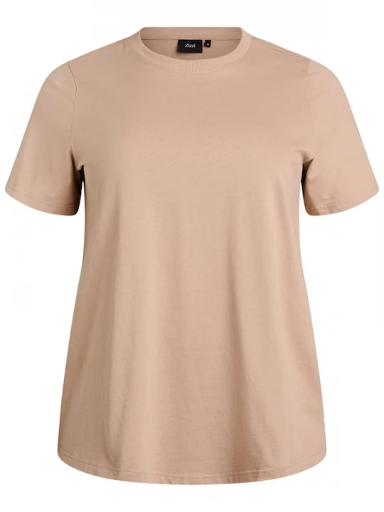 Foto van product Zizzi Shirt 'Charlin' donkerbeige