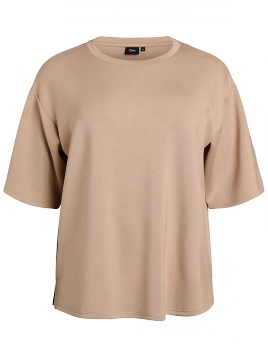 Foto van product Zizzi Shirt 'Malruna' mokka