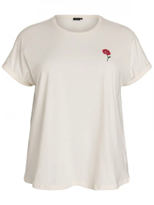 Foto van product Zizzi Shirt 'Mdana' groen / rood / natuurwit