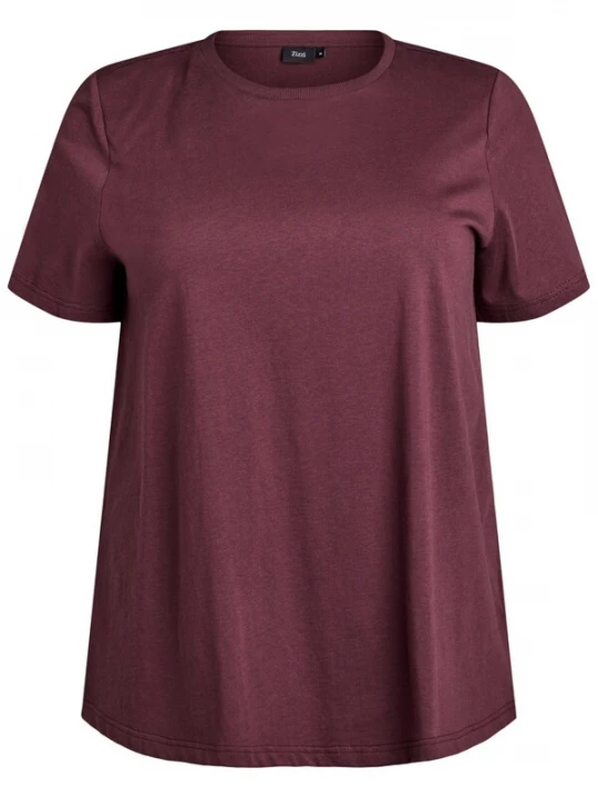 Foto van product Zizzi Shirt 'Mdina' roestbruin