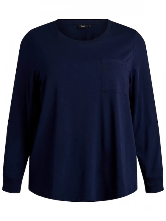 Foto van product Zizzi Shirt 'Mhanny' navy