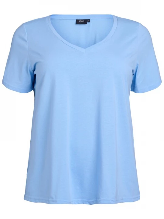Foto van product Zizzi Shirt 'Mkatja' hemelsblauw