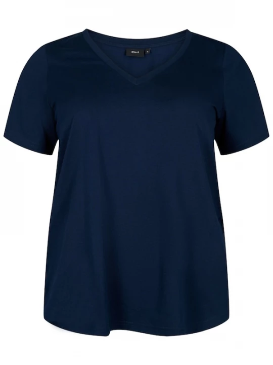 Foto van product Zizzi Shirt 'Mkatja' navy