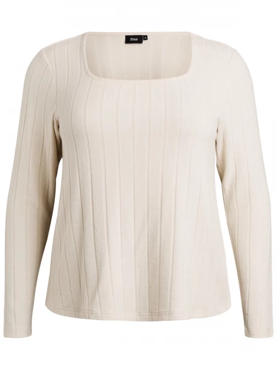 Foto van product Zizzi Shirt 'MLuna' crème
