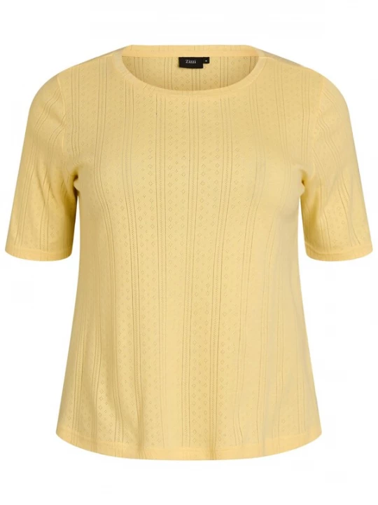 Foto van product Zizzi Shirt 'Mmia' geel