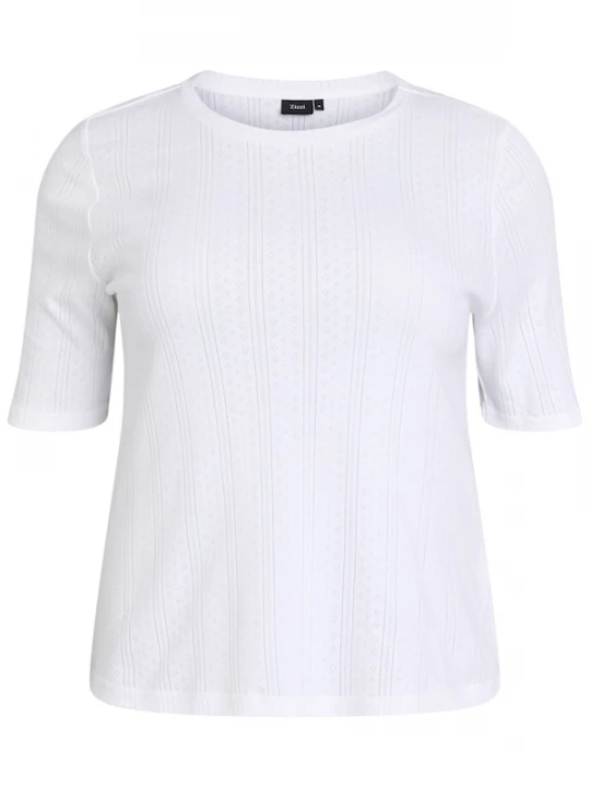 Foto van product Zizzi Shirt 'Mmia' wit