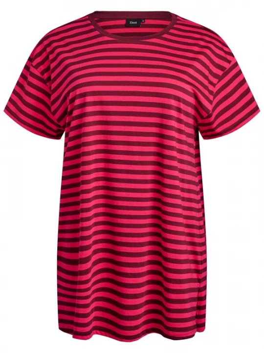 Foto van product Zizzi Shirt 'Msiv' donkerlila / rosa
